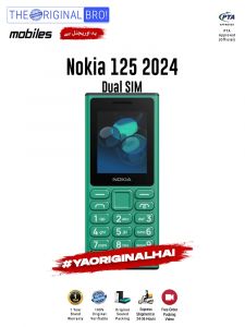 Nokia 125 2024 - PTA Approved - 12 Months Warranty - Green - The Original Bro Mobiles - TOB36